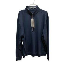 Arnold Palmer Turtle Hill 1/4 Zip Golf Pullover Men's 2XL Blue‎ NWT